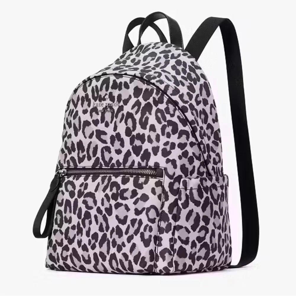 Kate Spade Chelsea Spotted Leopard Print Medium Backpack
Violet Mist
NWT - Picture 2 of 16